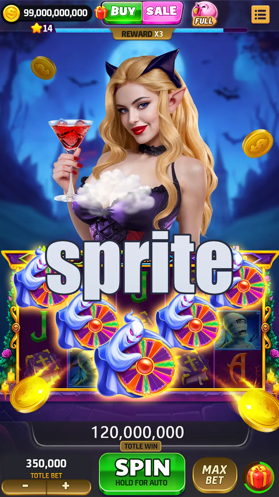 sprite Tangkapan Layar Resmi APK